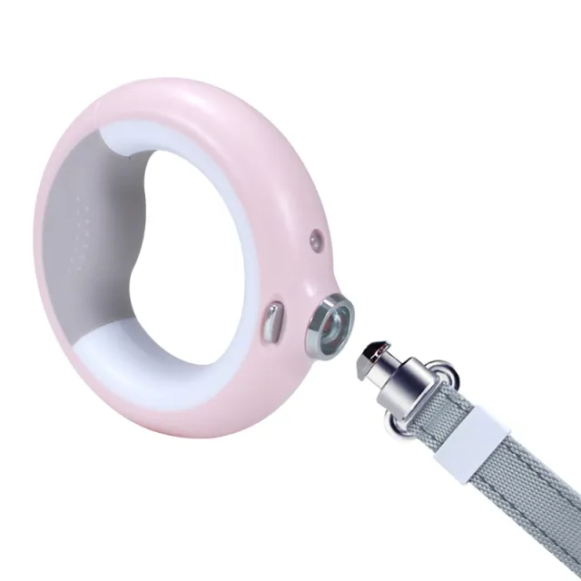 Luminous Automatic Telescopic Dog Rope Lamp Pets Products Pink - Shop at LoveMi