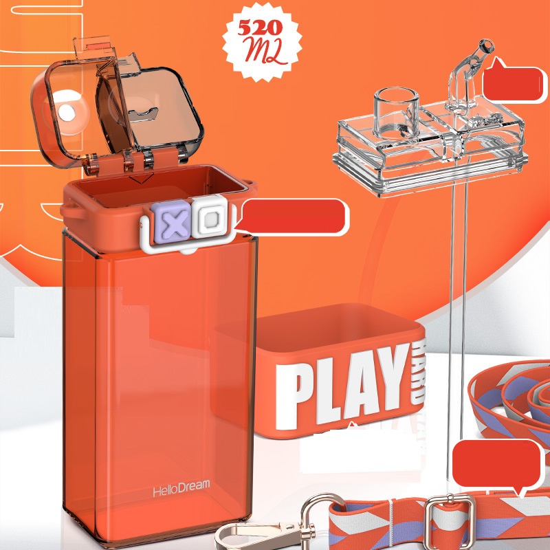 Tritan Material High Temperature Sports Anti-fall Water Bottle