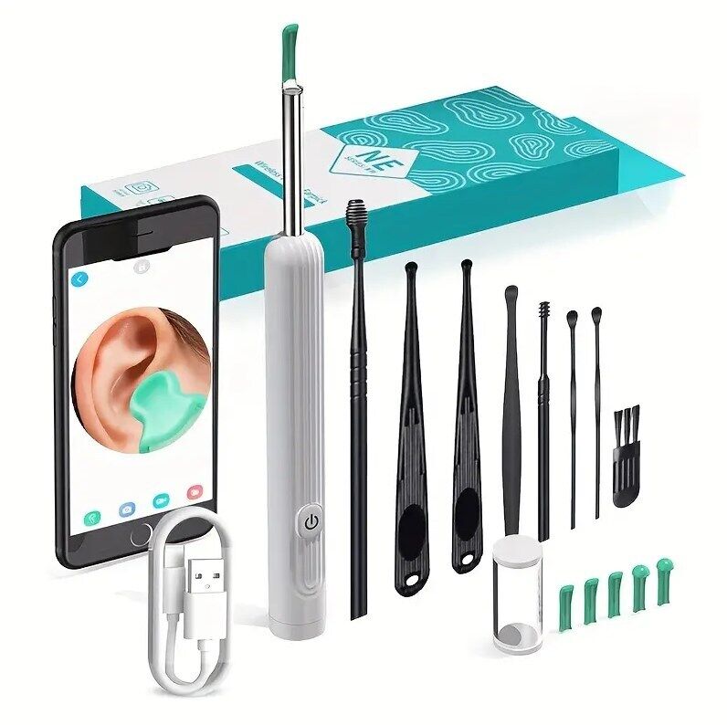 Wireless Cleaner Set Ear Wax Removal Tool Cleaning With Camera And Light UK — image 11