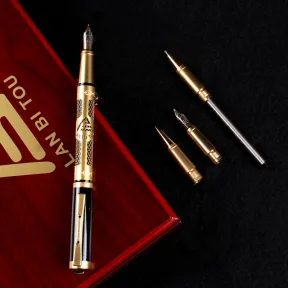 The pen components laid out