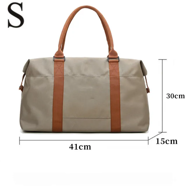 Waterproof Oxford Spinning Large Capacity Short haul Travel Bag Khaki - Shop at LoveMi