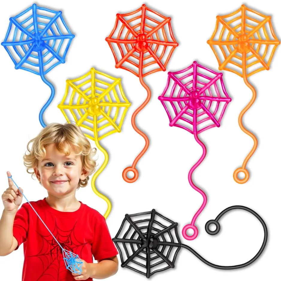 Sticky Spider Web Toys