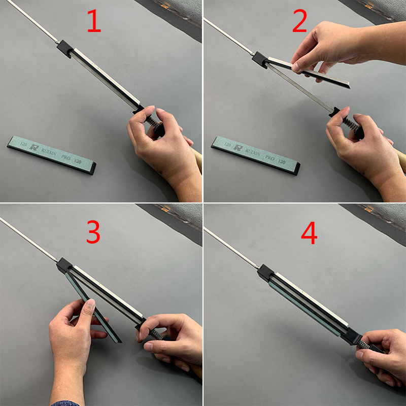 Fixed Angle Knife Sharpener Accessories Hand-held Handle Clamp The Whetstone Bar