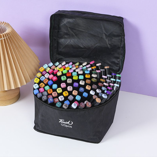 120 Colors Marker Pens Set Manga Brush Pen Student Drawing Sketch Kawaii Art... 10