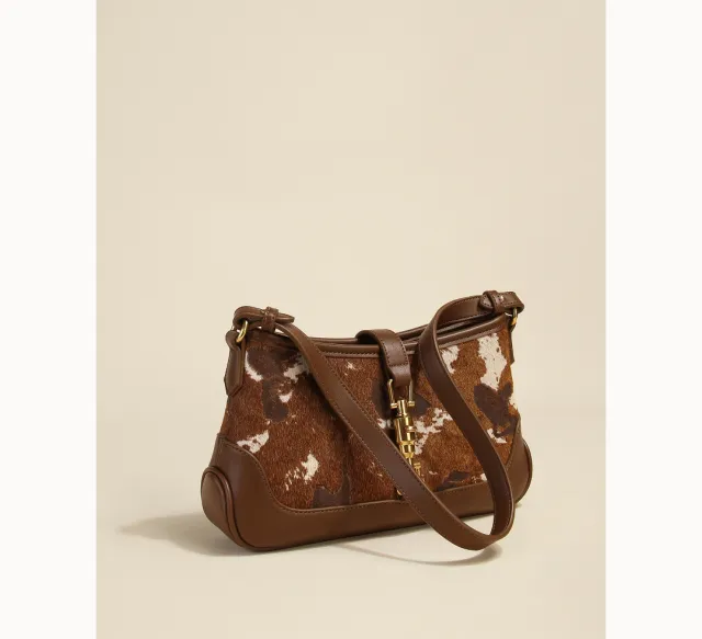 Ladies Underarm One Shoulder Crossbody Bag Brown - Shop at LoveMi