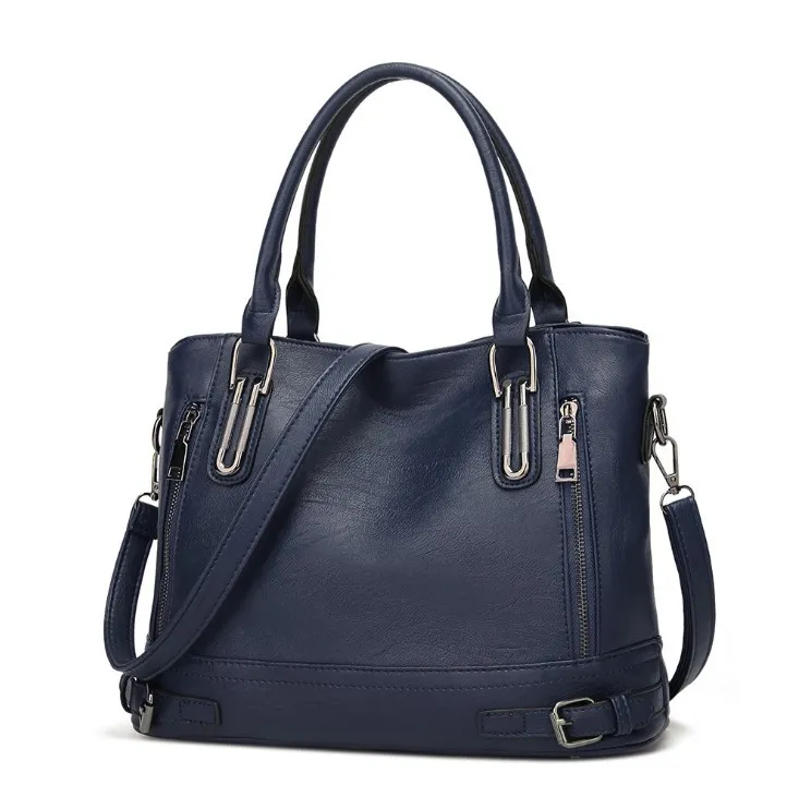 Cross-Border Explosion Models Paul'S Classic Handbags Tote Big Bag - Blue