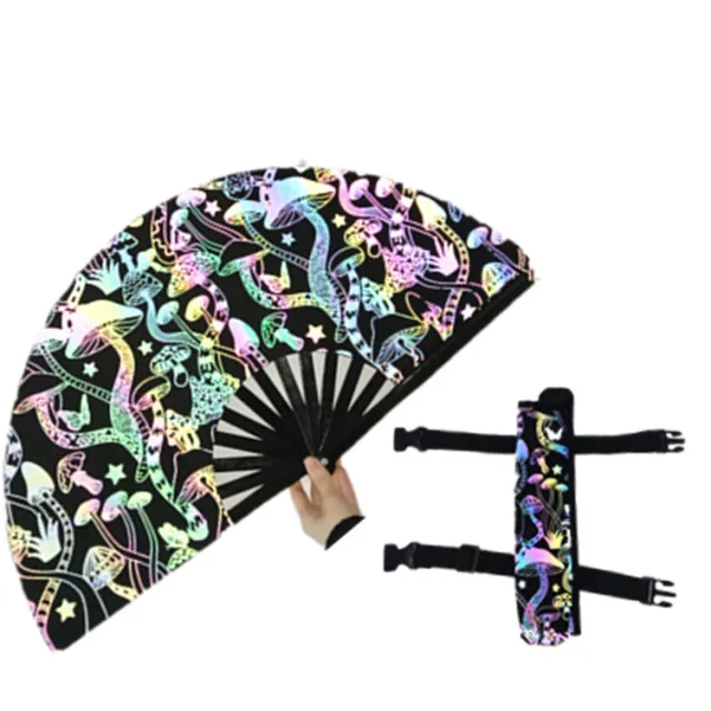 Large Reflective Cloth Fan 33cm Tai Kung Fu A24 - Shop at LoveMi