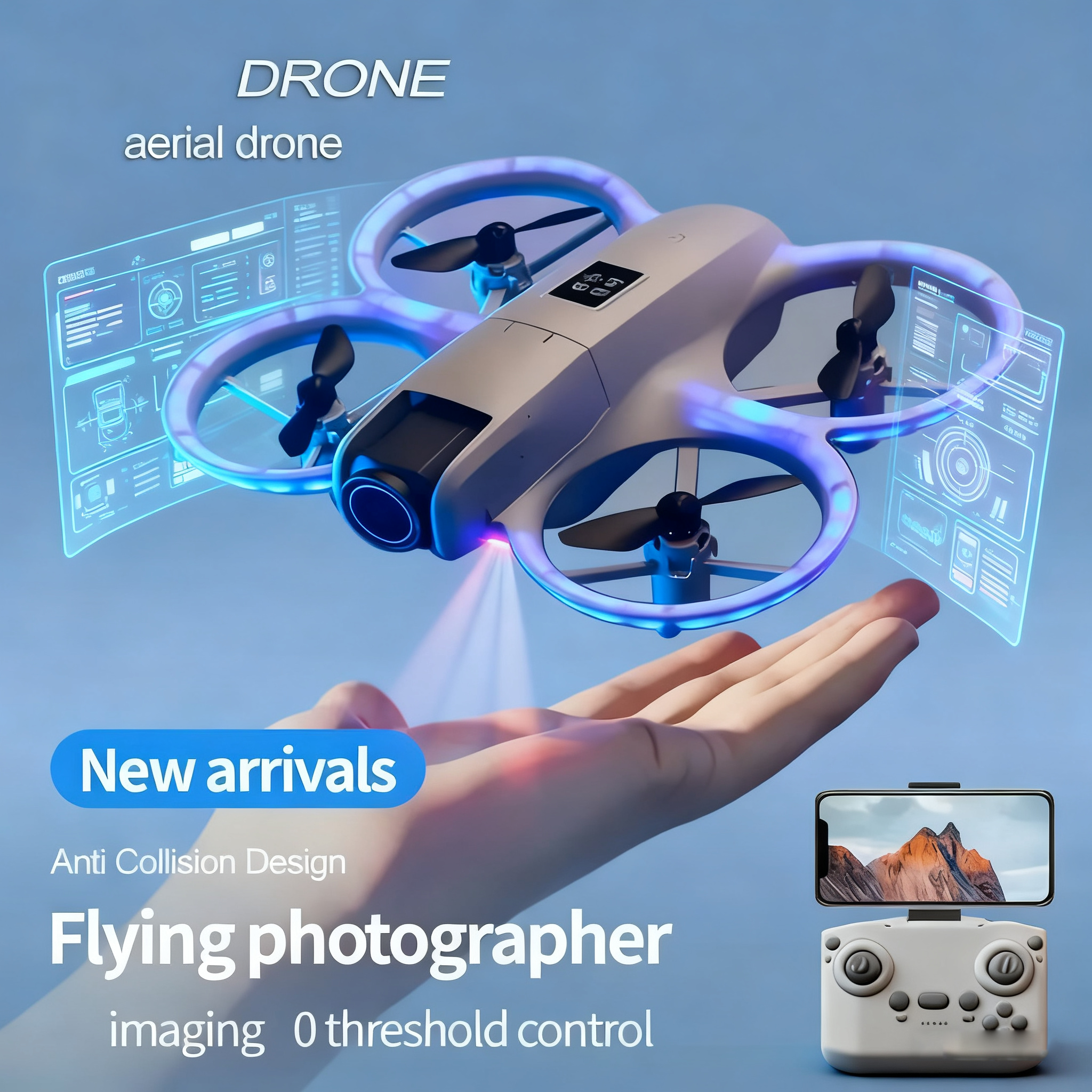 002 Dual Camera Single Battery Drone detail