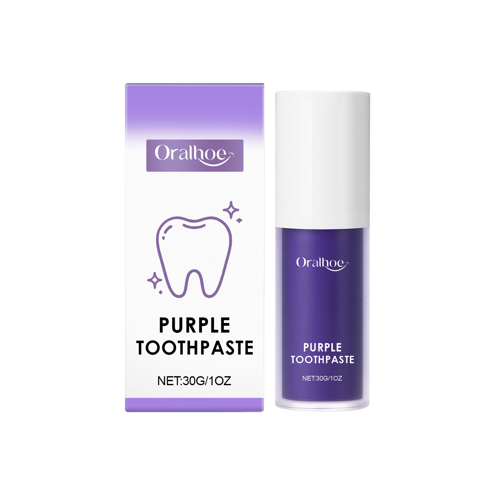 Dentifrice blanchissant violet — Élimine taches et mauvaise haleine 4