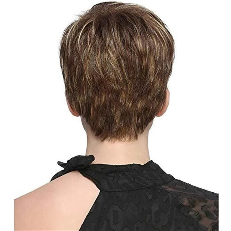 Title 5, Handsome Texture Short Straight Hair Chemical F...