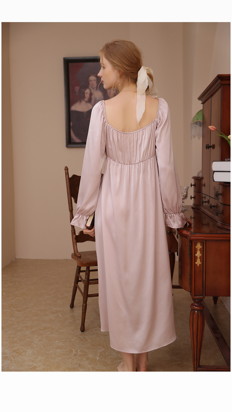 Title 11, Long Ice Silk Nightdress Women