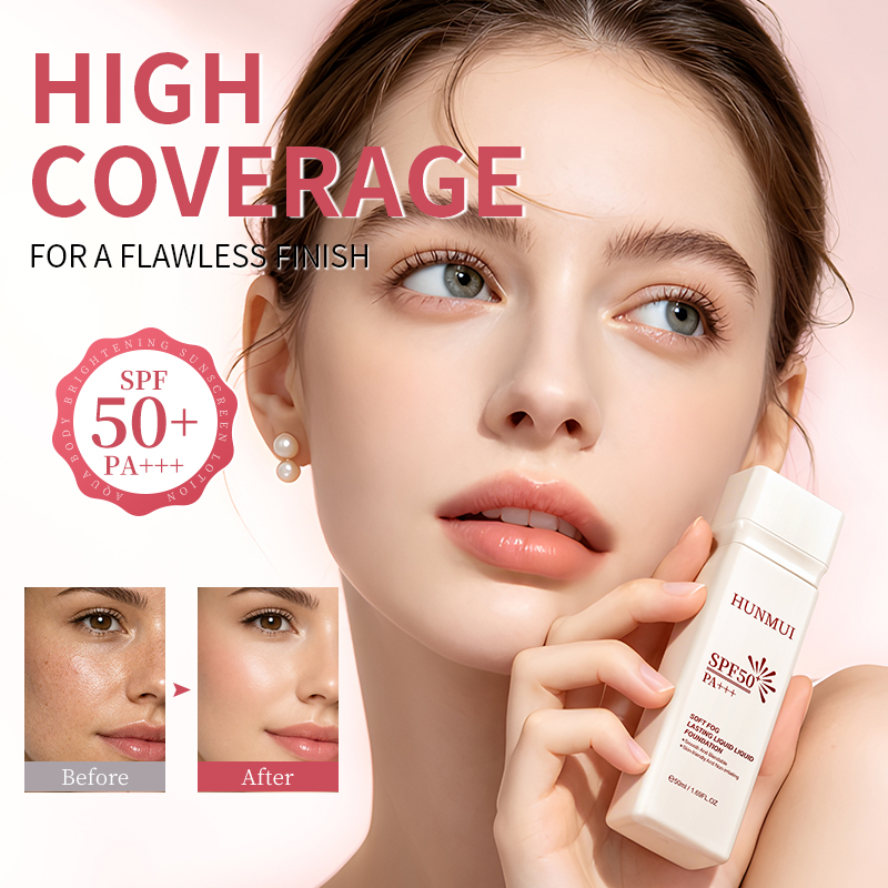HUNMUI Soft Mist Long-Lasting Sunscreen Foundation 50ml