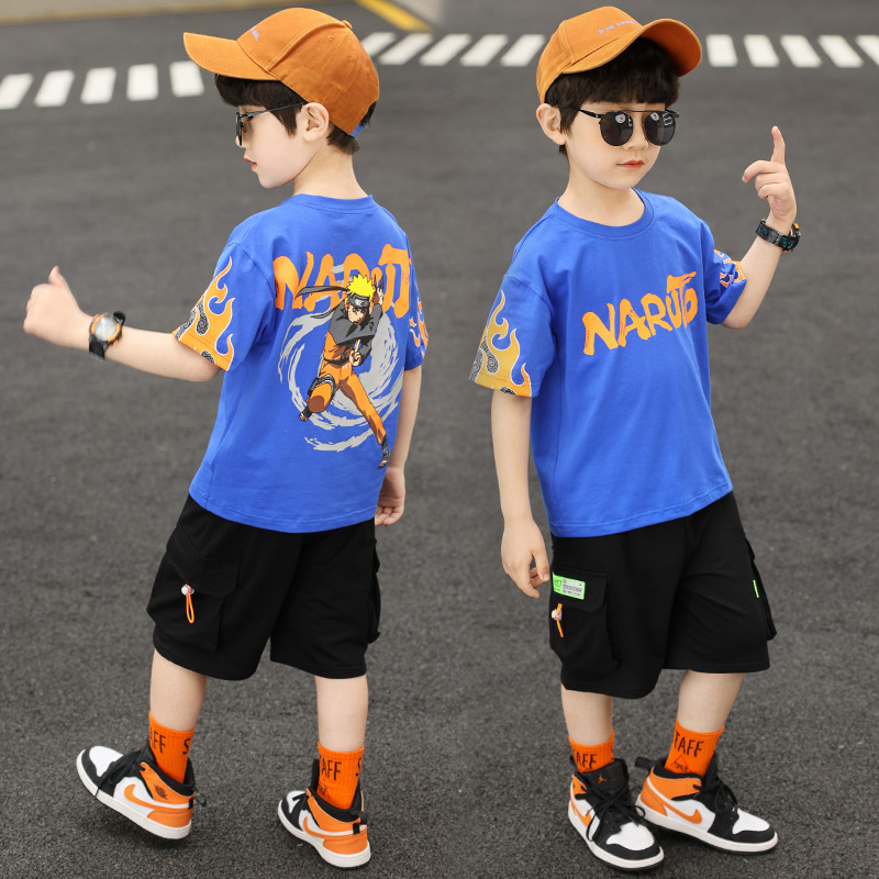 Title 2, Summer Boy Student Fashion Sports Short-sleeved...