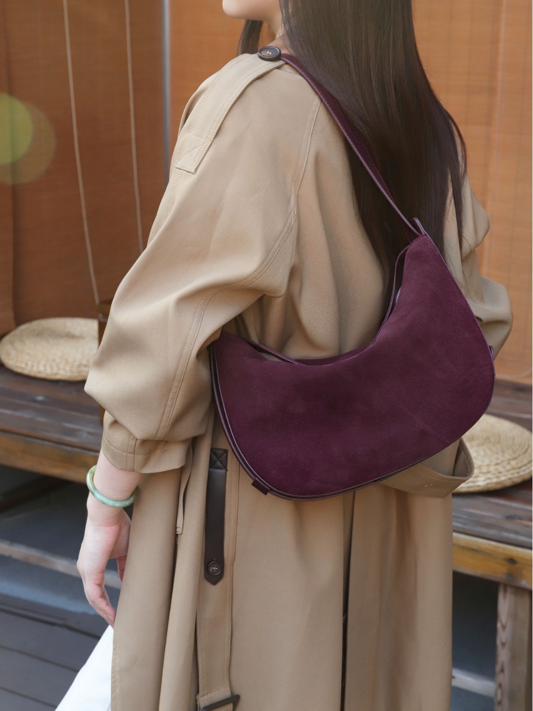 Retro Matte Genuine Leather Underarm Bag For Women, New Autumn-Winter Versatile Dumpling Bag, Casual Fashion Crossbody And Shoulder Bag 7