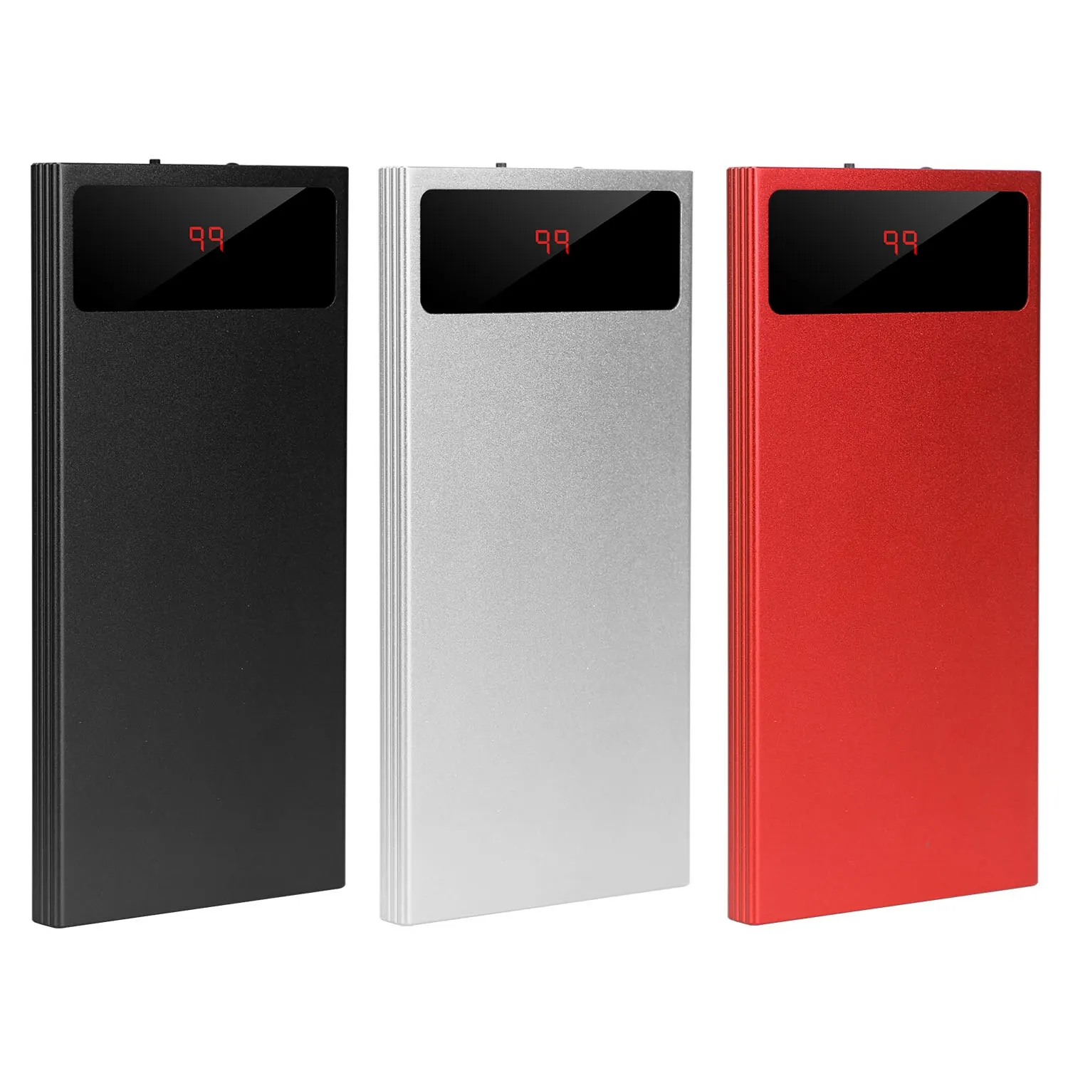 20000mAh Power Bank Ultra-thin Phone Charger Dual