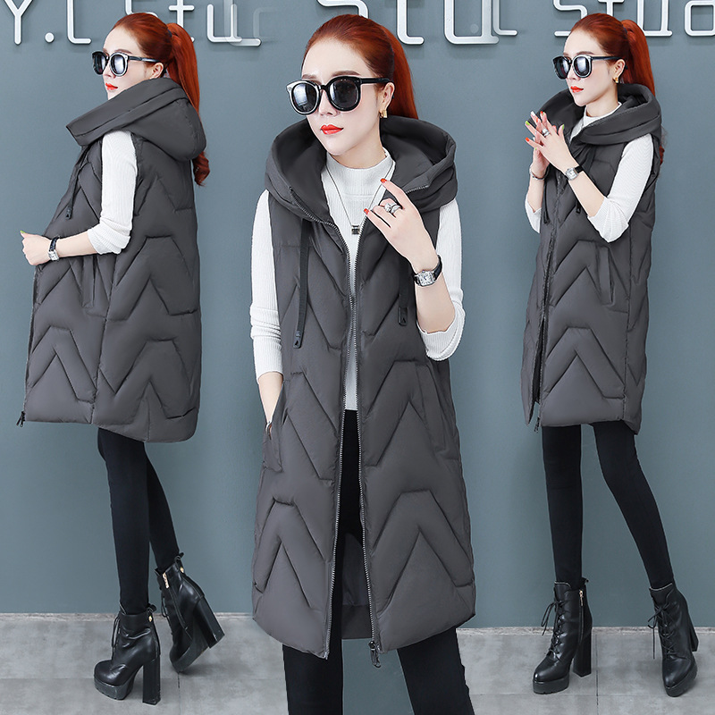 Women Vest Korean Style Slim Down Jacket