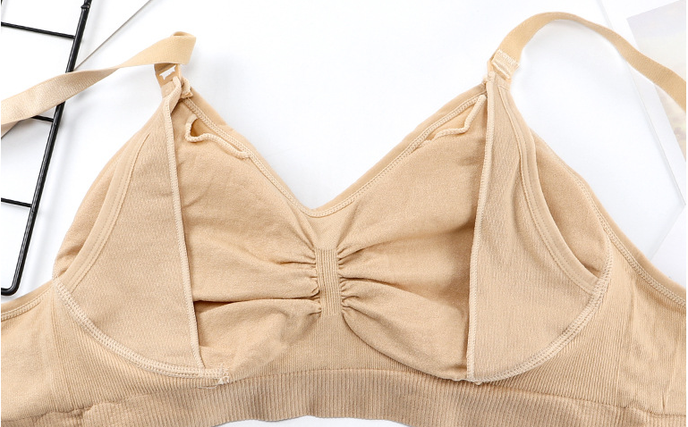 Title 10, Front Button Seamless Nursing Bra Push Up Thin