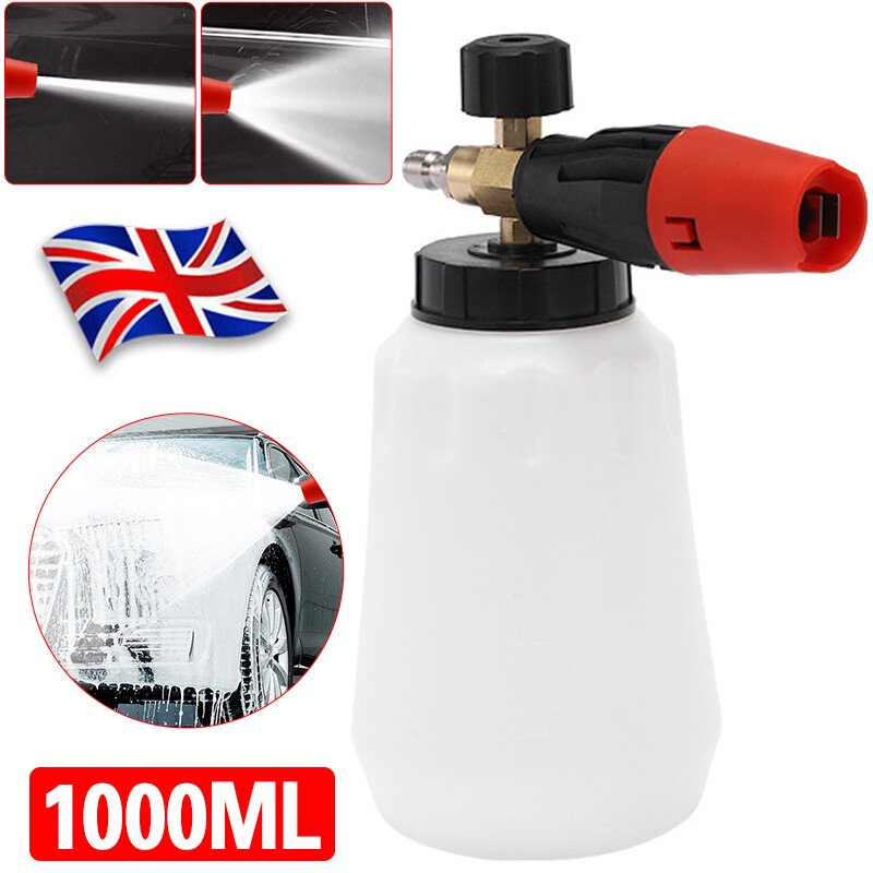 1-4 Quick Release Snow-Foam Lance Pressure Washer Gun Soap Cannon Bottle 1L — image 3