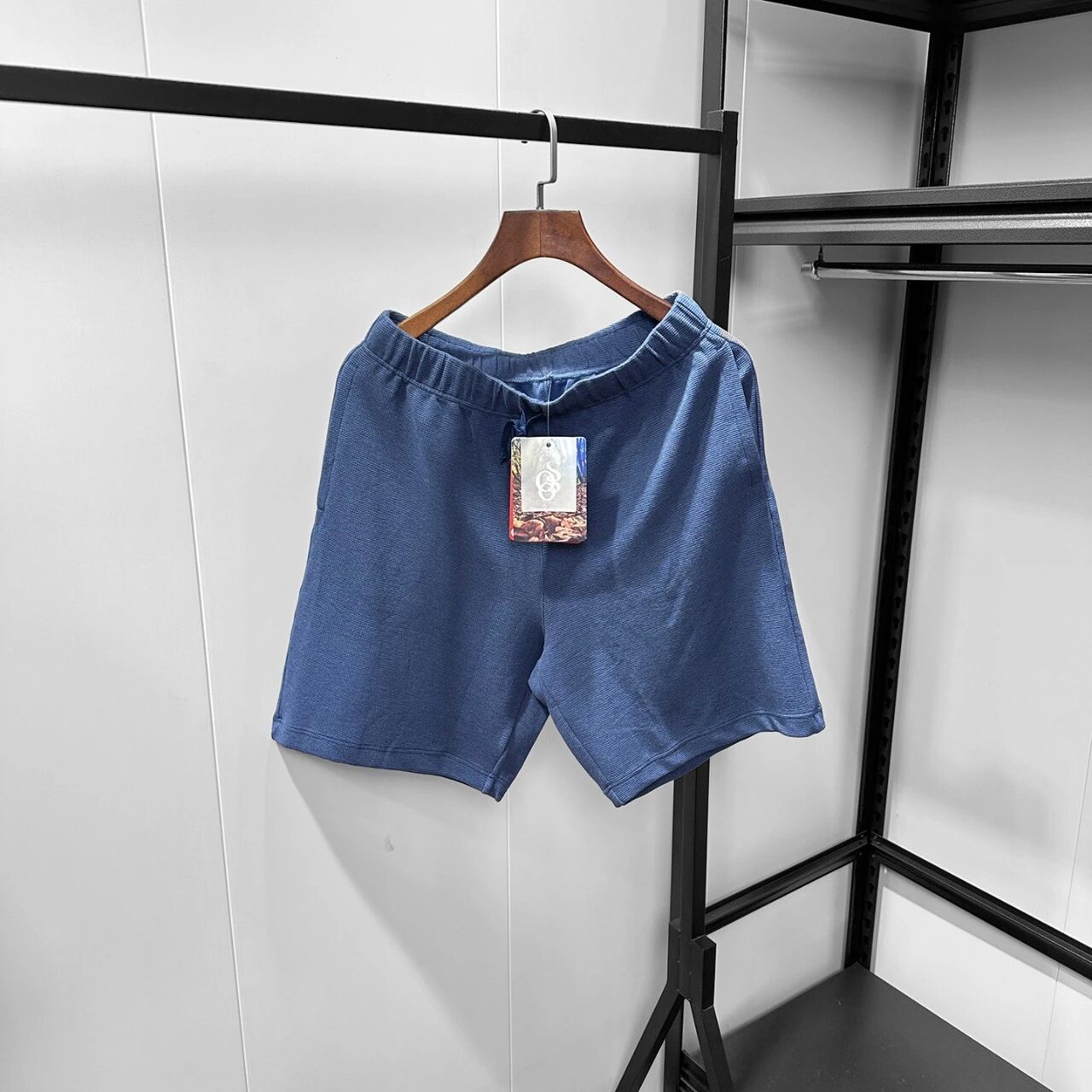 Men's Waffle Knit Casual 5 Inch Sweat Shorts Elastic Drawstring Waist Loose Fit Athletic Workout Lounge Shorts With Side Pockets Summer Daily Wear Shorts