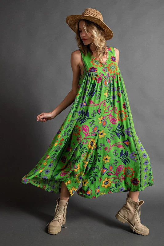 Oversized Bohemian Jumpsuit