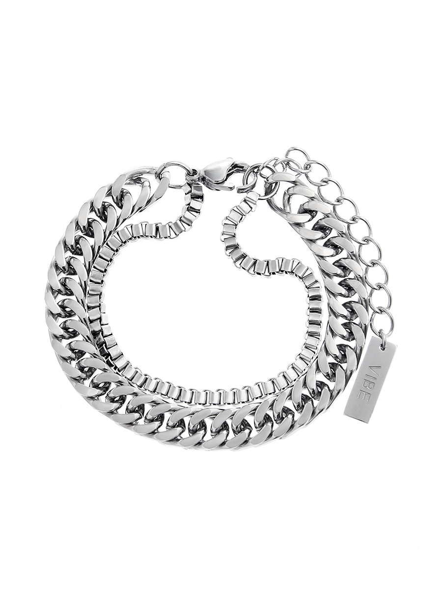 Double Cuban Bracelet Hip Hop