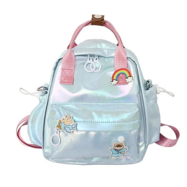New Small Women Backpack Bag Female Korean Multifunctional School Backpacks Blue - Shop at LoveMi