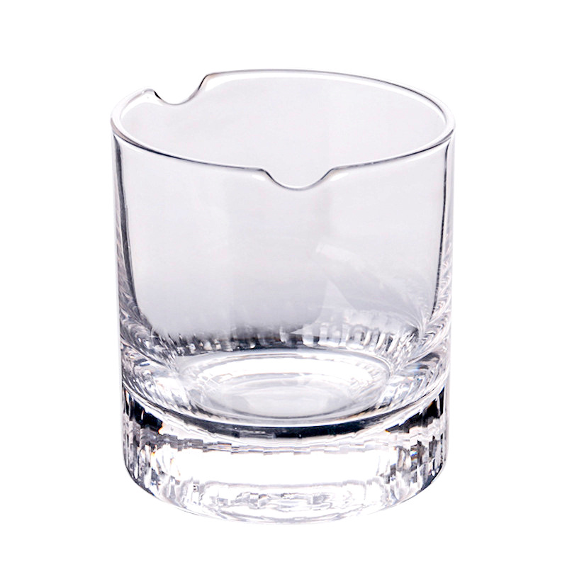 Title 2, Artificial Groove Carved Crystal Glass Cigar Cup