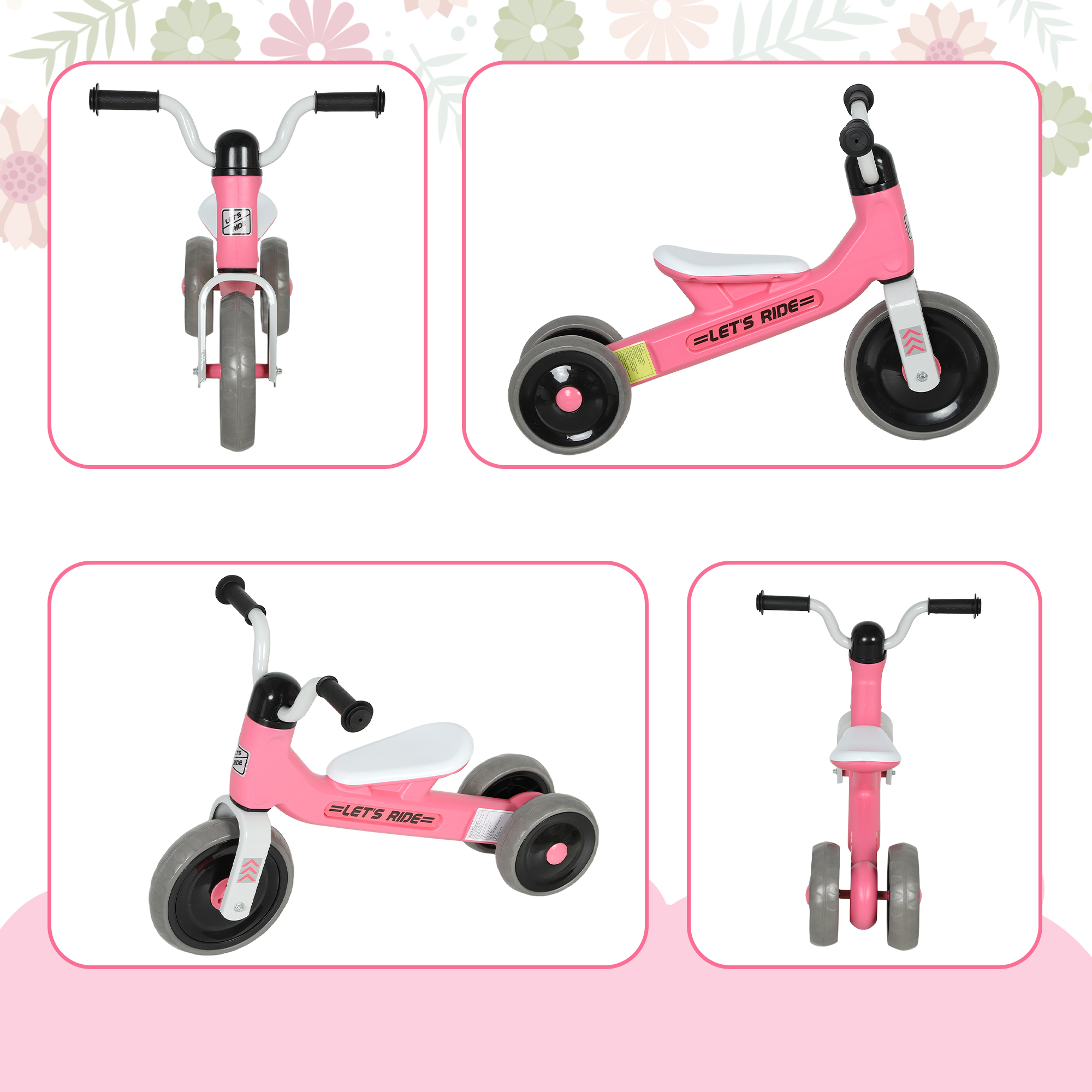 Pedeless Toddler Balance Bike, 3 Silent Wheels, Suitable For Boys And Girls — image 6