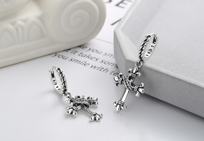S925 Sterling Silver Retro Ear Buckle