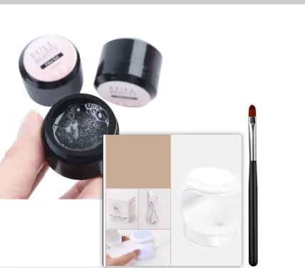 Creacked Repair Glue Nail Fiber Silk Extension Gel Fiberglass Poly UV Builder Gel Polish Manicure Art Prolonged Tool Suit - Shop at LoveMi