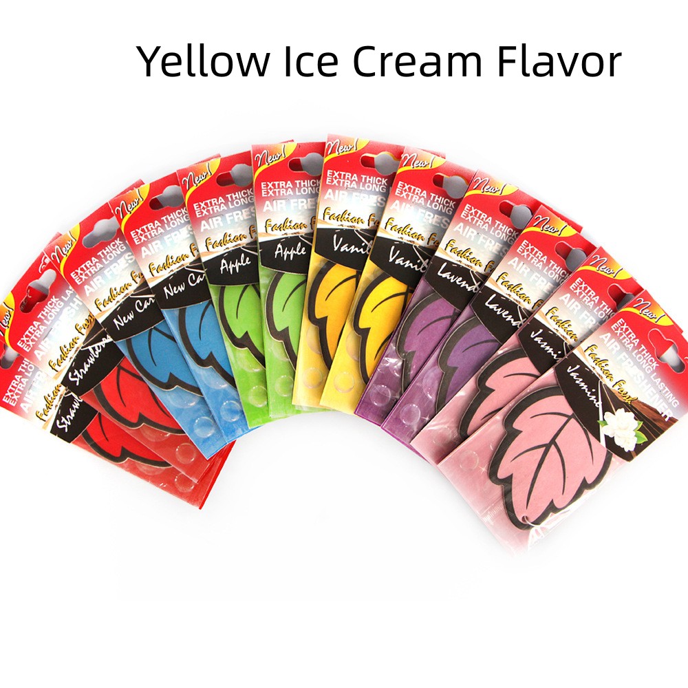 Yellow Ice Cream Flavor