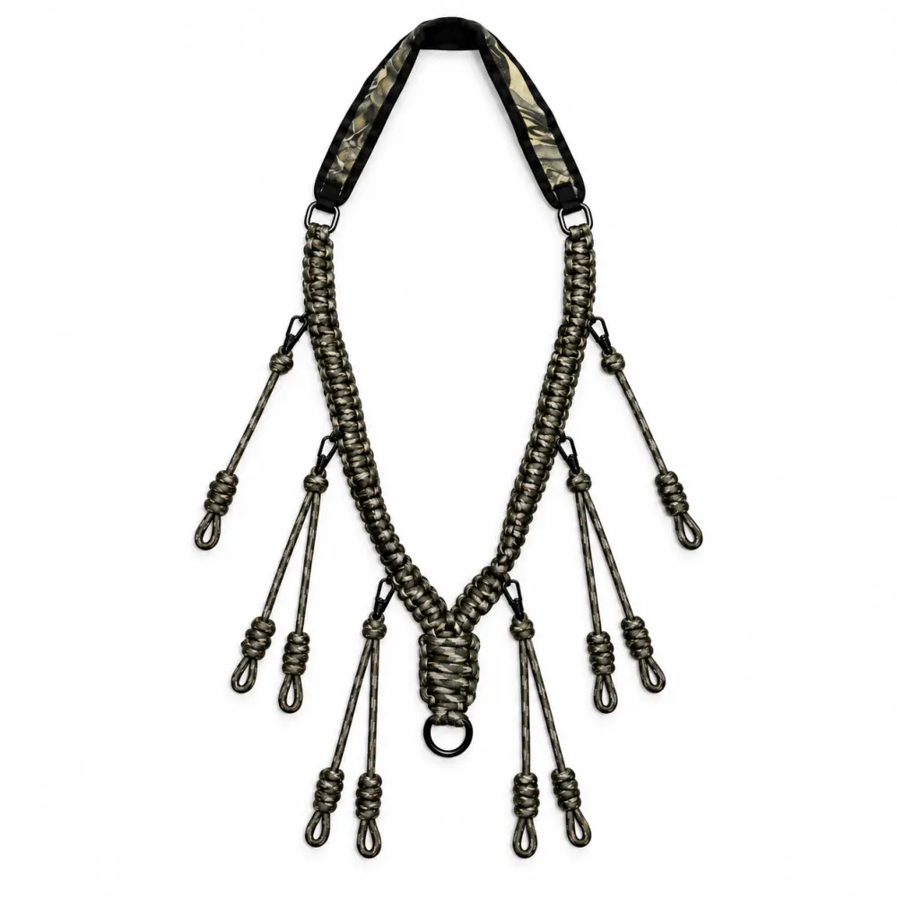 LINK High Camouflage Duck Call Lanyard Nylon Woven Goose