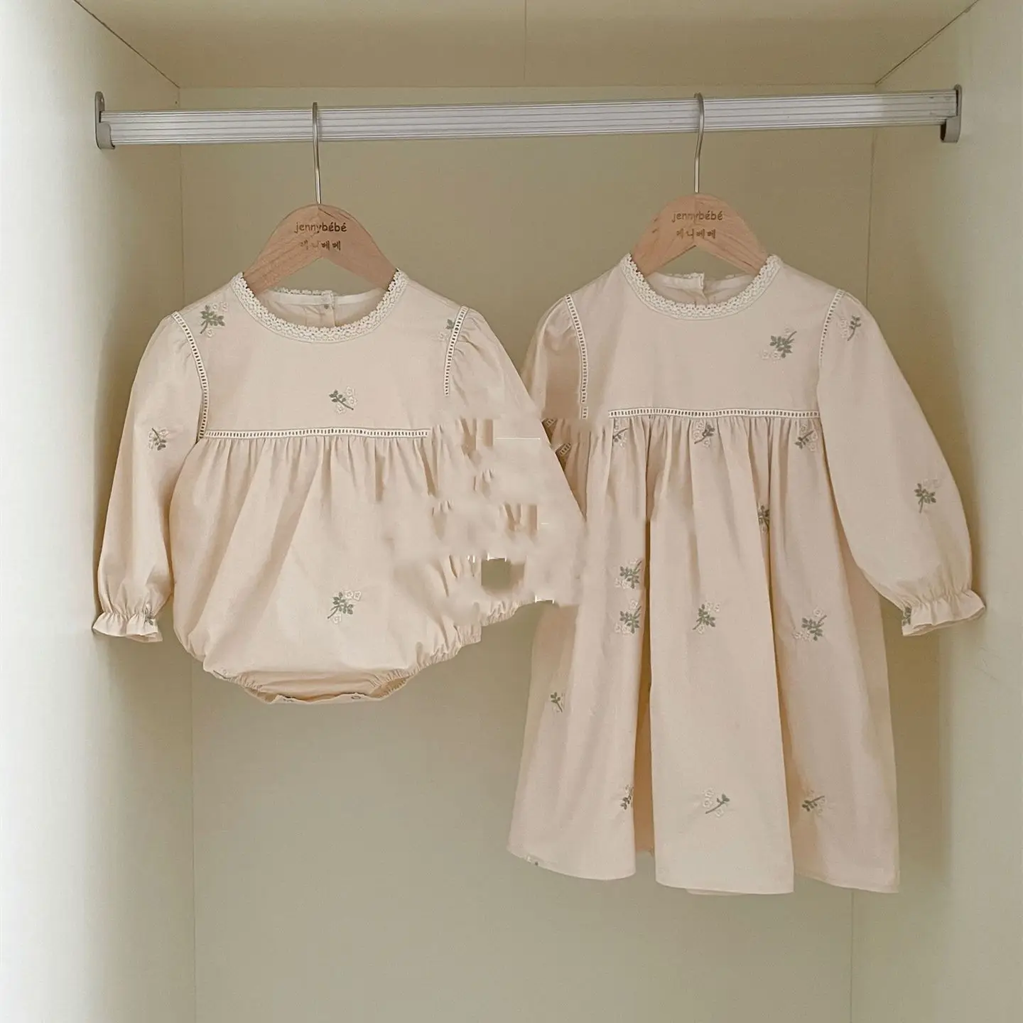 Toddler Baby Embroidery Climbing Suit Onesie Girl's