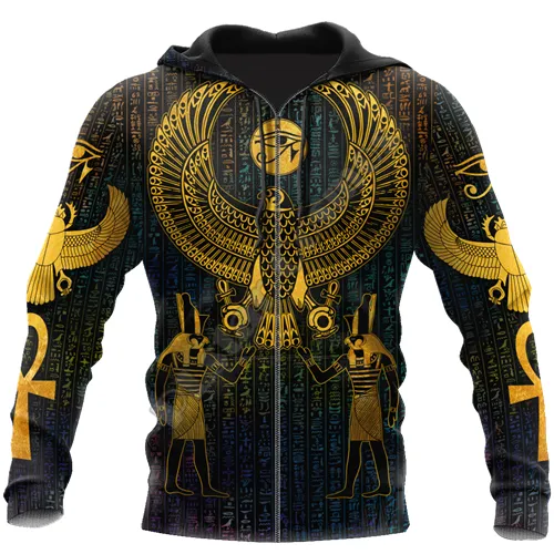 Printed Sports Casual Pullover Zipper Sweater - Zip Hoodie-7Xl