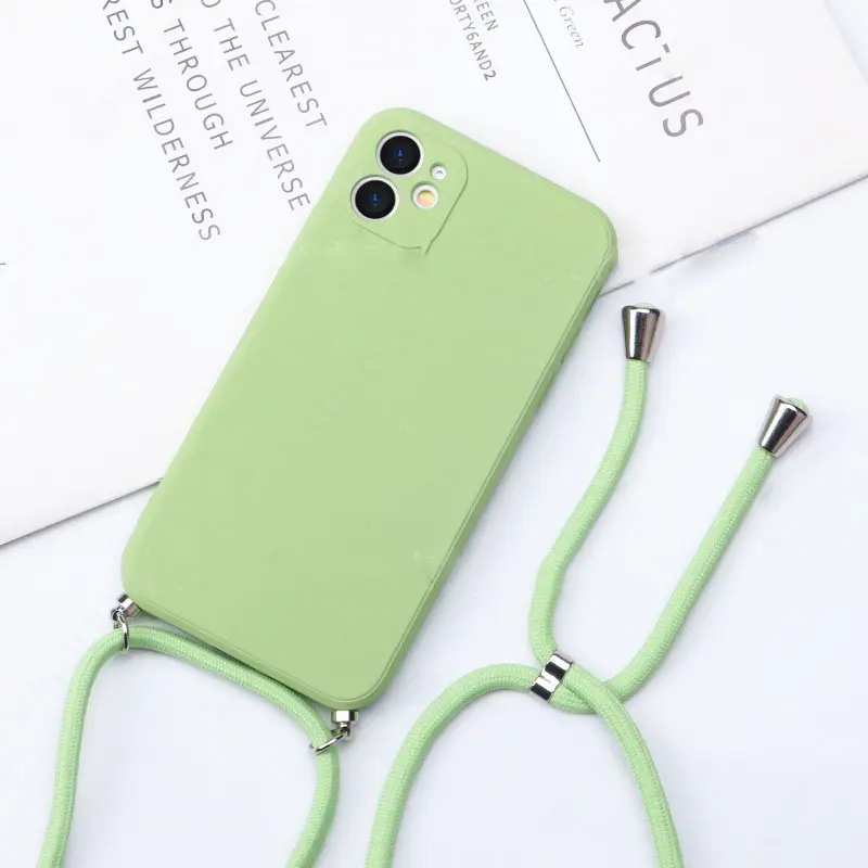 Creative And Simple Liquid Silicone Lanyard Phone