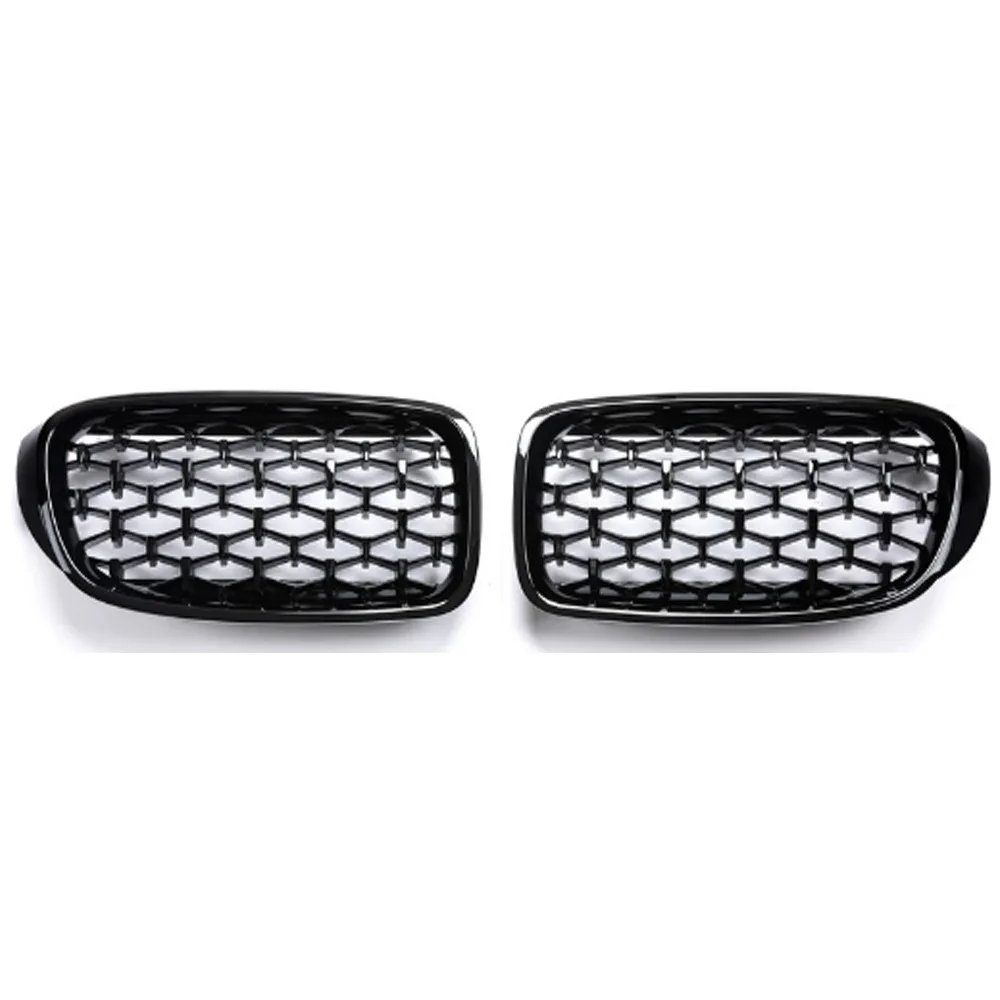 Replacement Front Bumper Kidney Double Slats for BMW 4