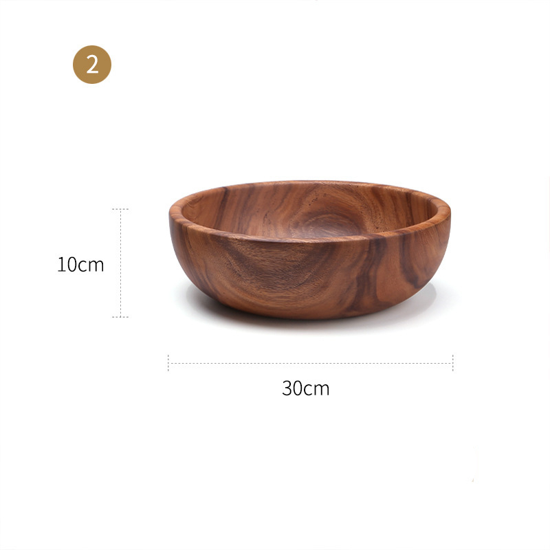 Large And Small Log Rice Bowl Tableware Hotel Restaurant Kitchen - Image 8