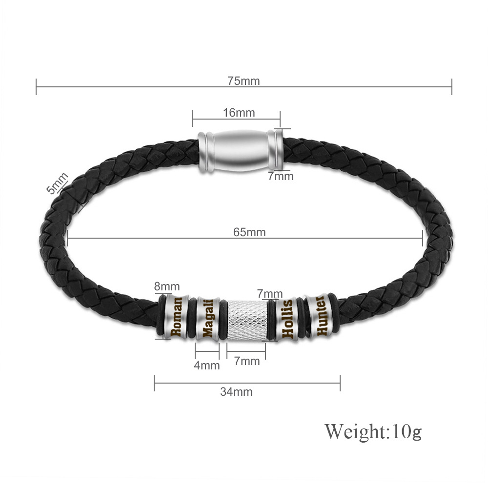 Title 1, Magnetic Buckle Rotating Beads DIY Bracelet