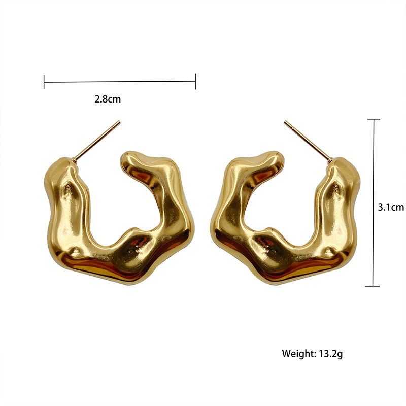 Title 1, Retro High-grade Irregular Liquid Flow U-shaped...