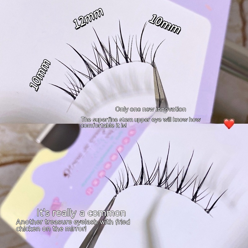 Title 4, M08 False Eyelashes Natural One Piece Whole Lit...