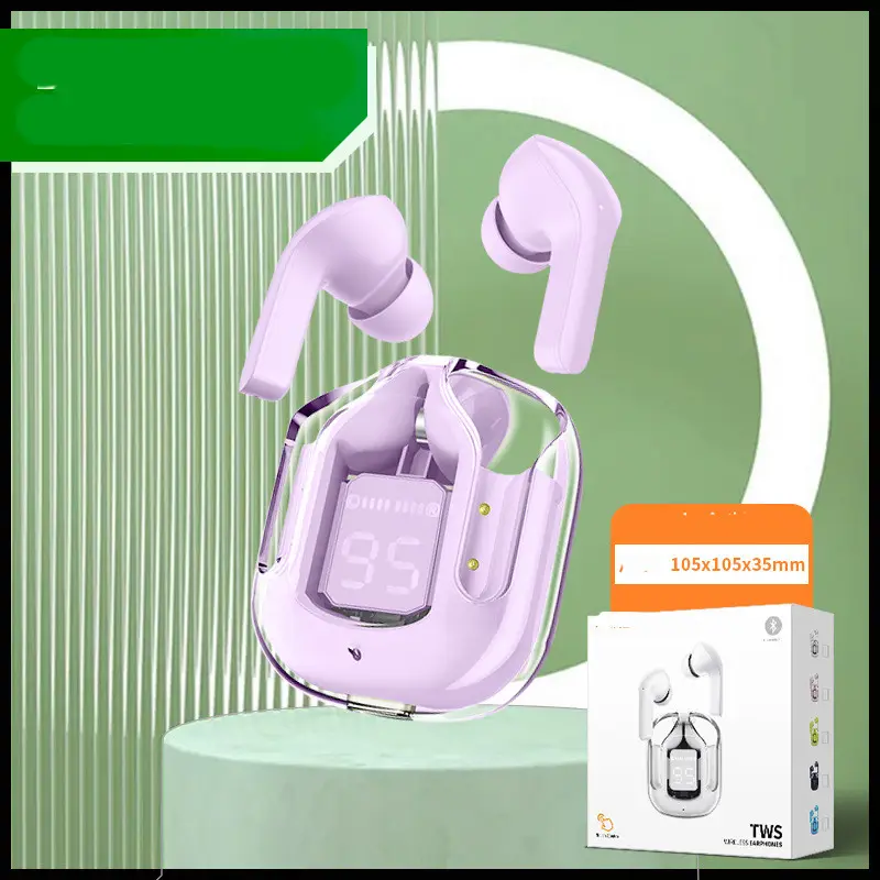 New Mini Transparent Wireless Bluetooth Headset Digital