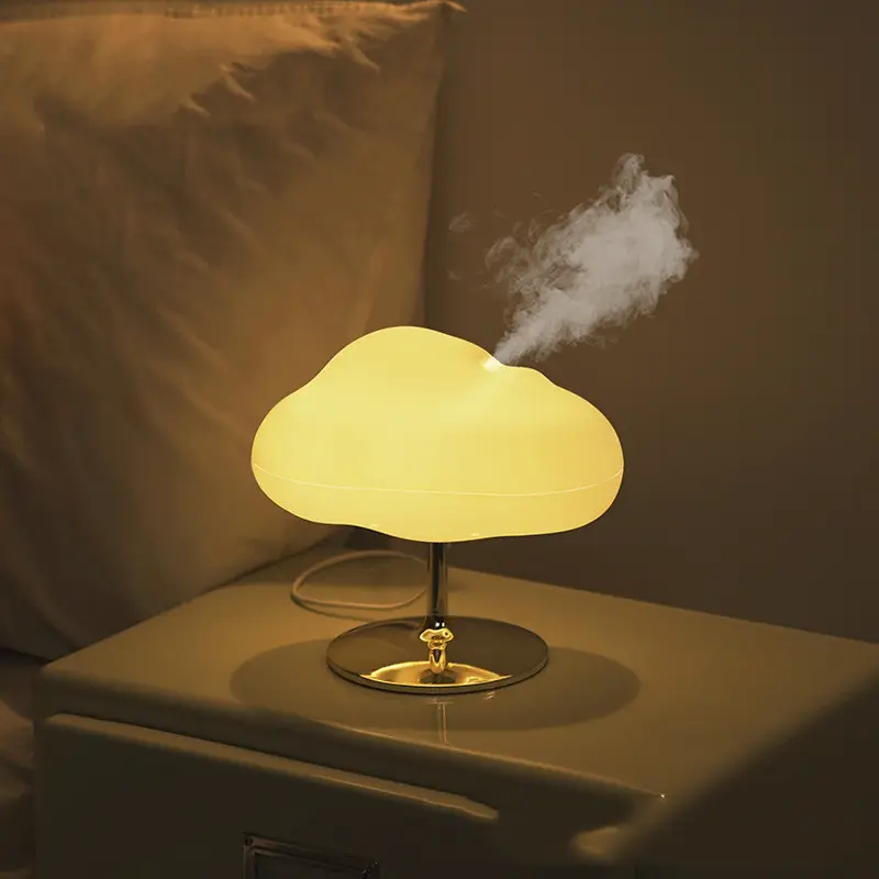 Cloud-Shaped Colorful Atmosphere Light Humidifier Household Silent
