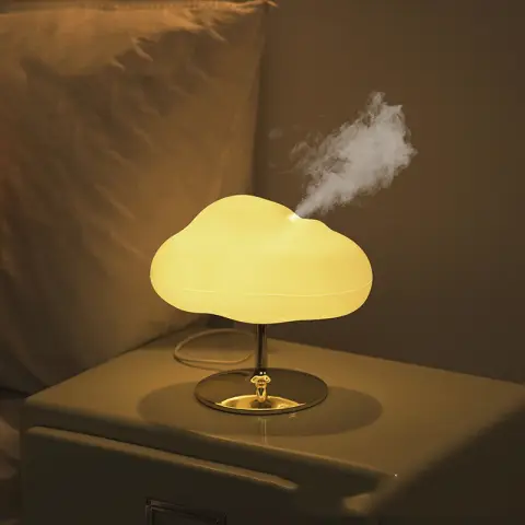 Cloud-Shaped Colorful Atmosphere Light Humidifier Household Silent Bedroom Pregnant
