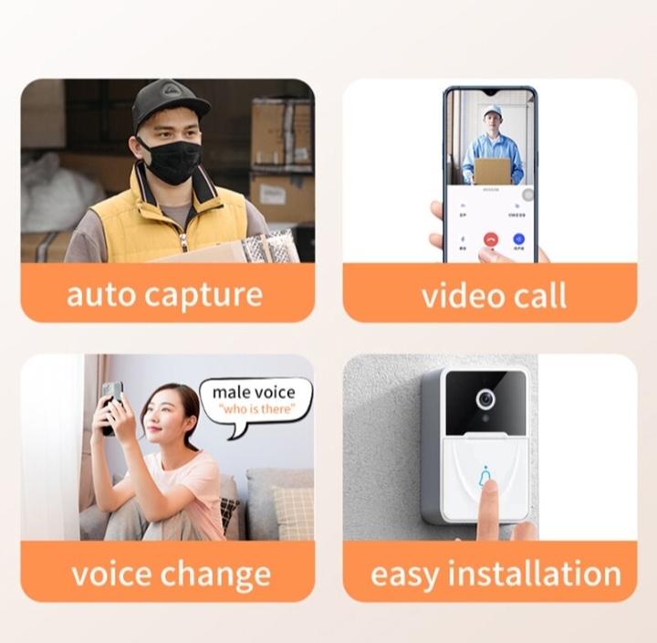 Wireless Security WiFi Smart Doorbell Intercom Video Camera Bell Chime Door Ring thumbnail 6