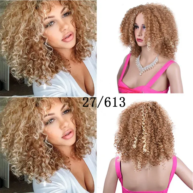 Synthetic Afro Curly Wig African Wigs For Black Women 27613. - Shop at LoveMi