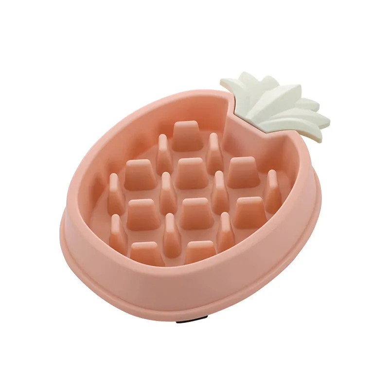 Pineapple Slow Food Bowl Food Grade Plastic Pet Dog – image 9