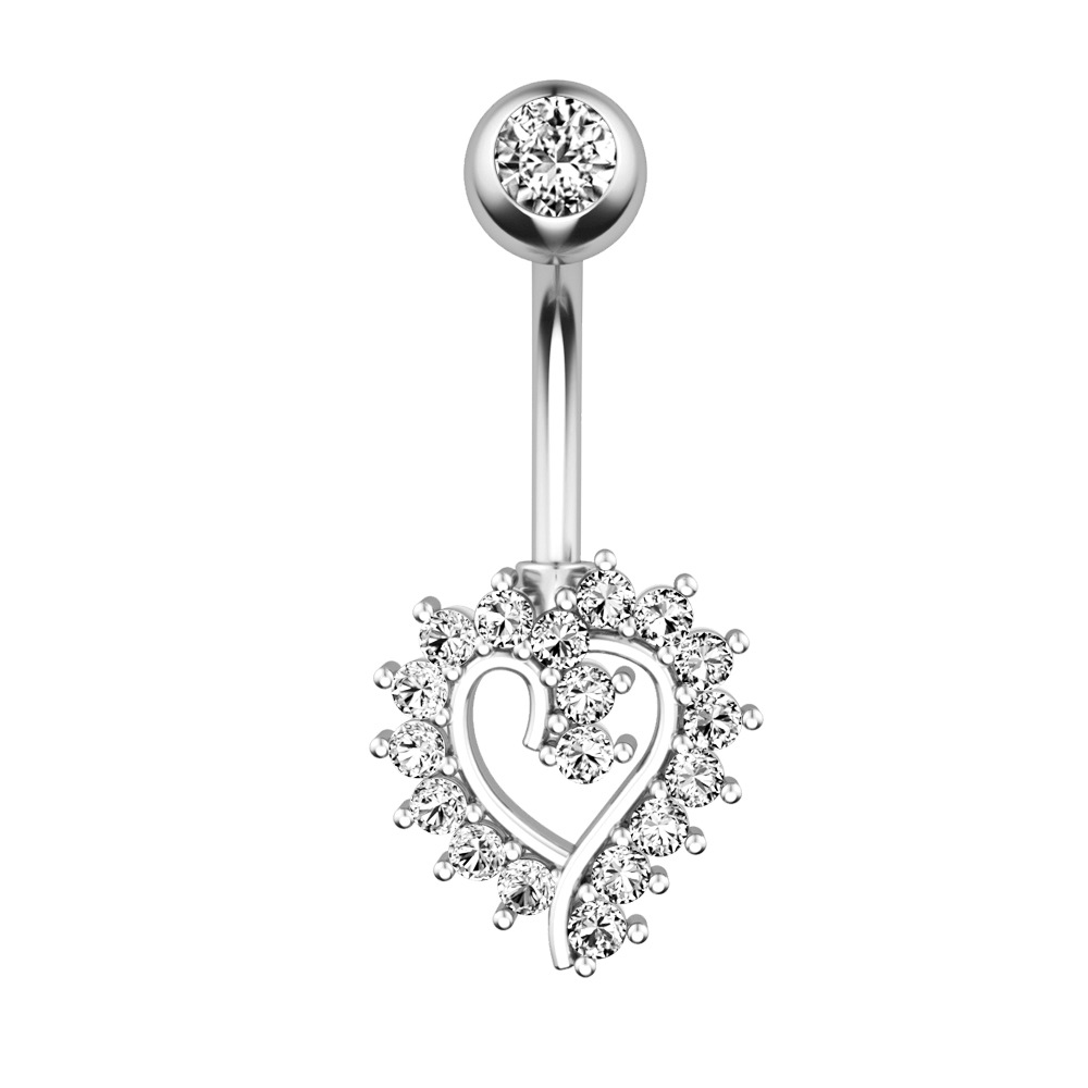 Heart shaped silver