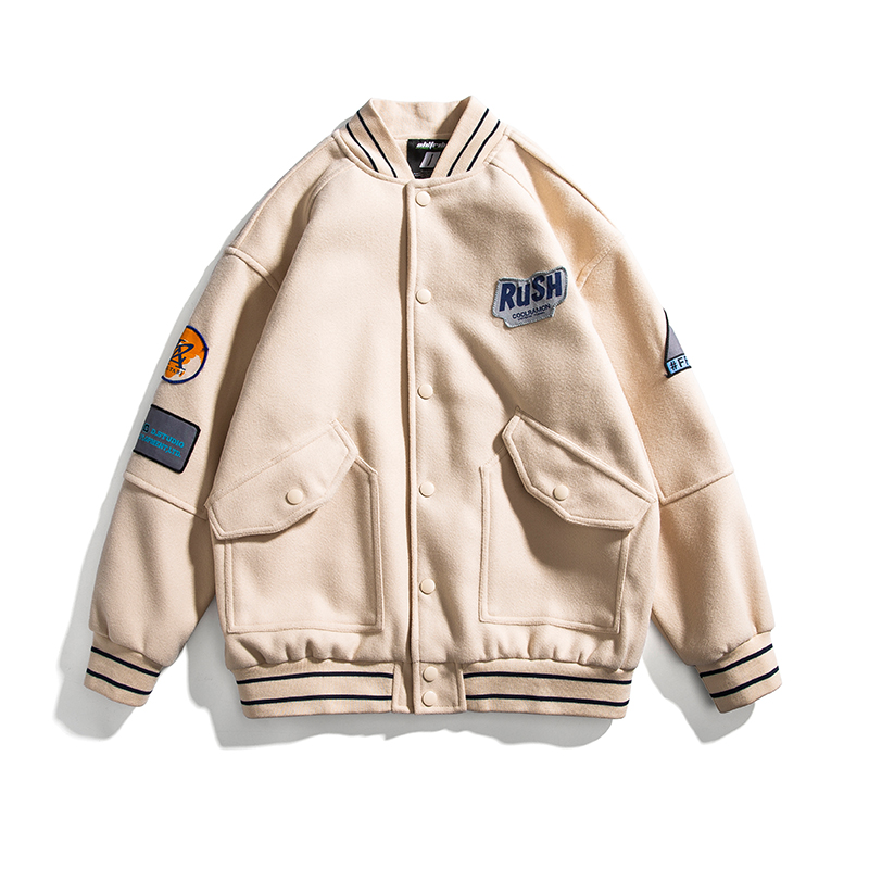 American Casual Baseball Uniform Jacket Men's Street