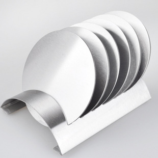 Title 1, Creative Oblique Round Stainless Steel Placemat