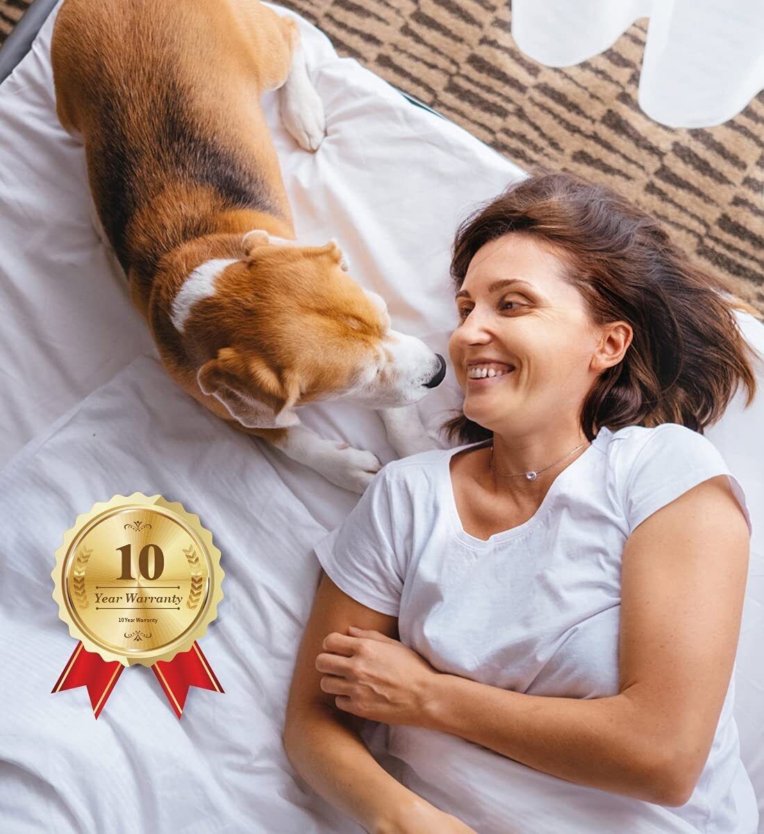 Terry Cotton Fitted Mattress Protector Waterproof --Single